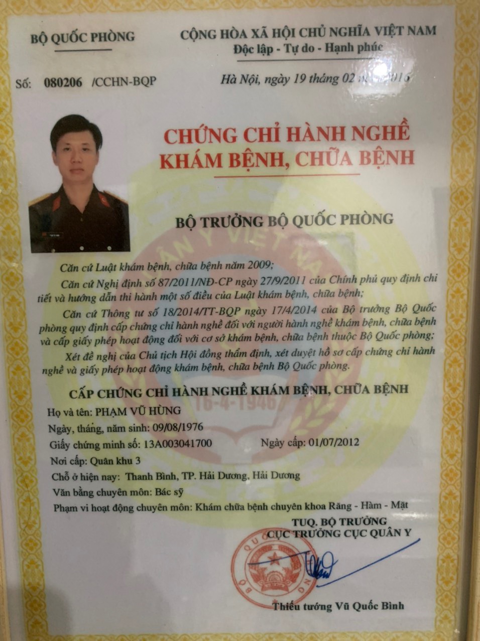 Bằng cấp - Chứng chỉ