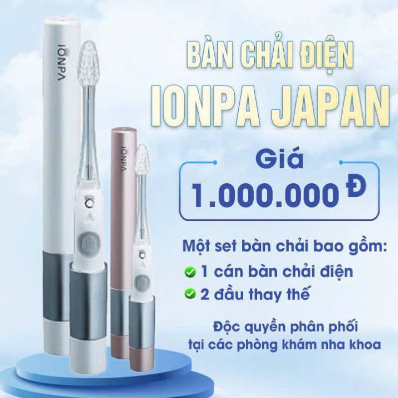 bàn chải điện IONPA Japan