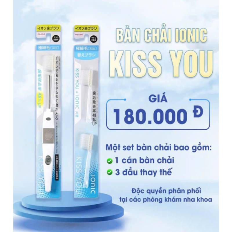 bàn chải IONIC KISS YOU